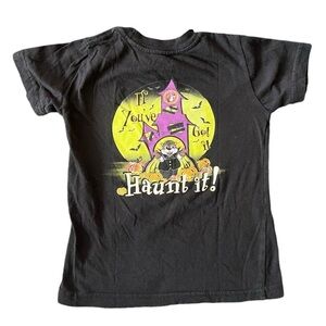 Black vintage Halloween tee with "If you've got it Haunt it" design #bucees